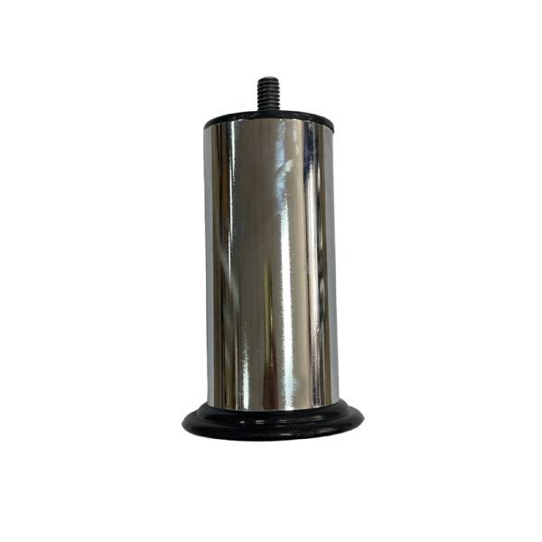Baza Ayağı Metal Krom Ayak M10 Kalın Vidalı 10 Cm